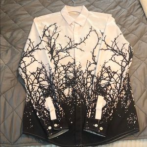 “Floral” dress shirt